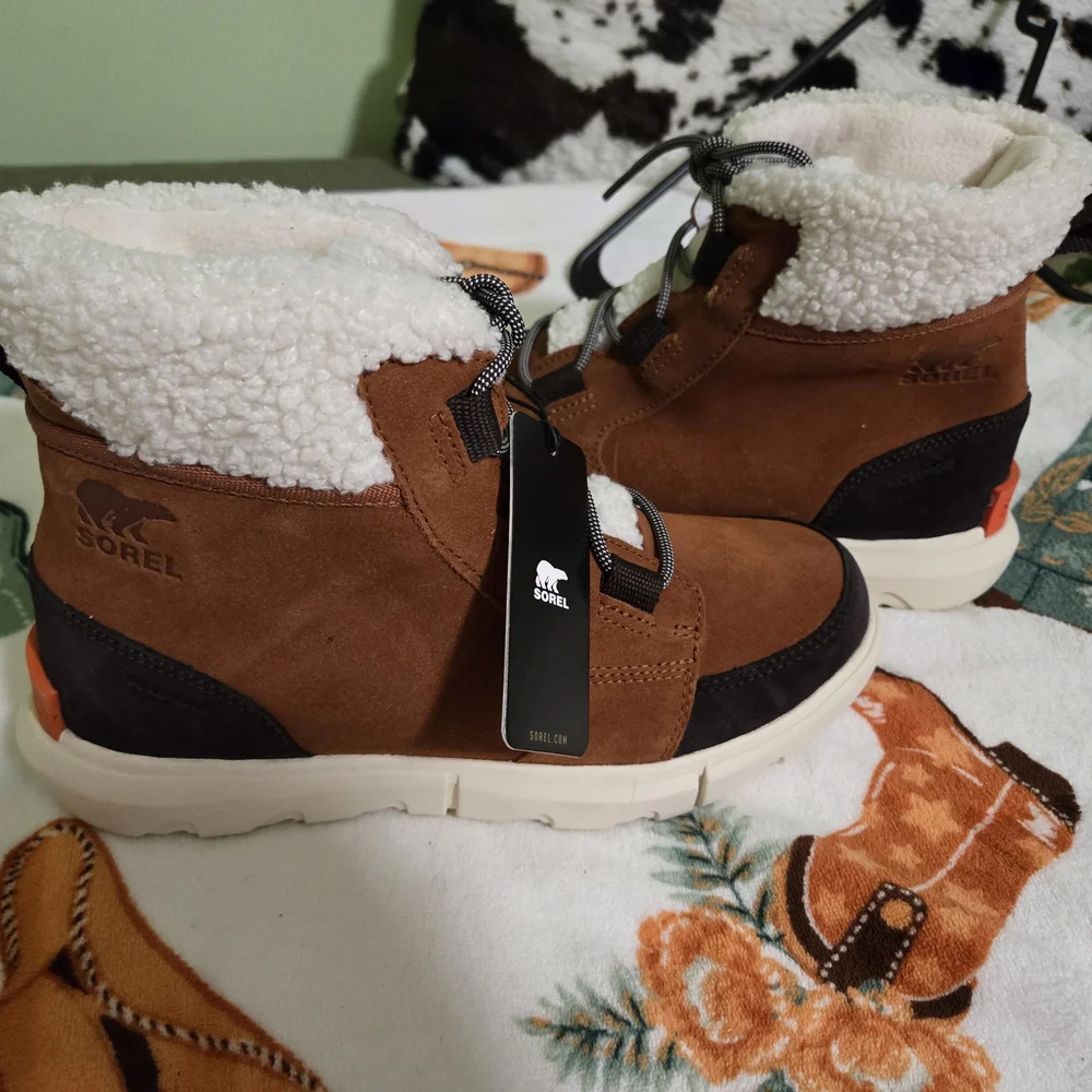 Sorel Women's Explorer II Carnival Cozy Boot - Brown Size 8 - Picture 2 of 4